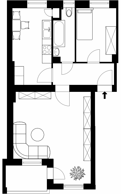 Grundriss Typ I