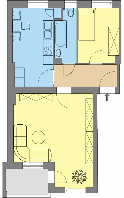 Grundriss Typ III