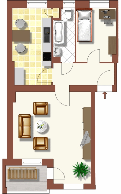 Grundriss Typ VI