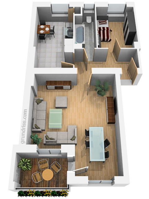 Grundriss Typ VII